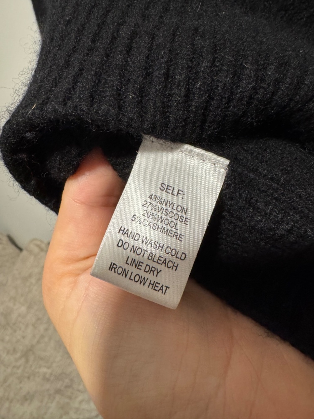 VICI Black Soft Knit Sweater Small Lightweight Cozy - Picture 5 of 5